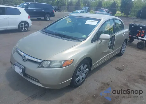 2007 Honda Civic Lx from USA, damaged, VIN 1HGFA16567L141522